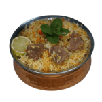 Beef Biryani. (G,L)